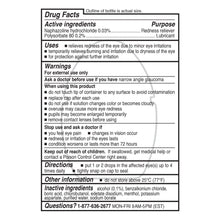 Load image into Gallery viewer, Rohto® Max Strength Eye Drops drug facts