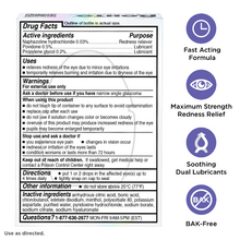 Load image into Gallery viewer, Rohto® Optic Glow® Drug Facts