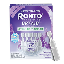 Load image into Gallery viewer, Rohto® Preservative Free Dry Aid® Eye Drops