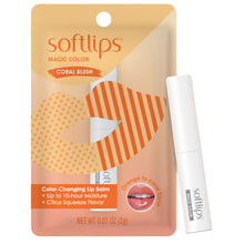Load image into Gallery viewer, Magic Color Lip Coral Blush Tinted Lip Balm
