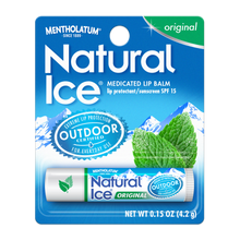 Load image into Gallery viewer, Mentholatum® Natural Ice® Original SPF 15 Medicated Lip Balm
