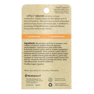 Naturals Lip Balm with Manuka Honey - 2 Pack