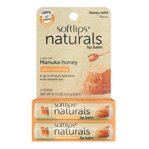 Naturals Lip Balm with Manuka Honey - 2 Pack