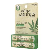 Load image into Gallery viewer, Naturals Lip Balm with Hemp Seed Oil Duo
