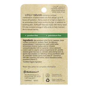 Naturals Lip Balm with Hemp Seed Oil Duo