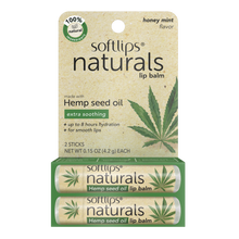 Load image into Gallery viewer, Naturals Lip Balm with Hemp Seed Oil Duo
