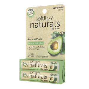 Naturals Lip Balm with Avocado Oil - 2 Pack