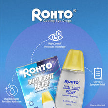 Load image into Gallery viewer, Rohto® Dual Light Relief Hydrating Eye Drops
