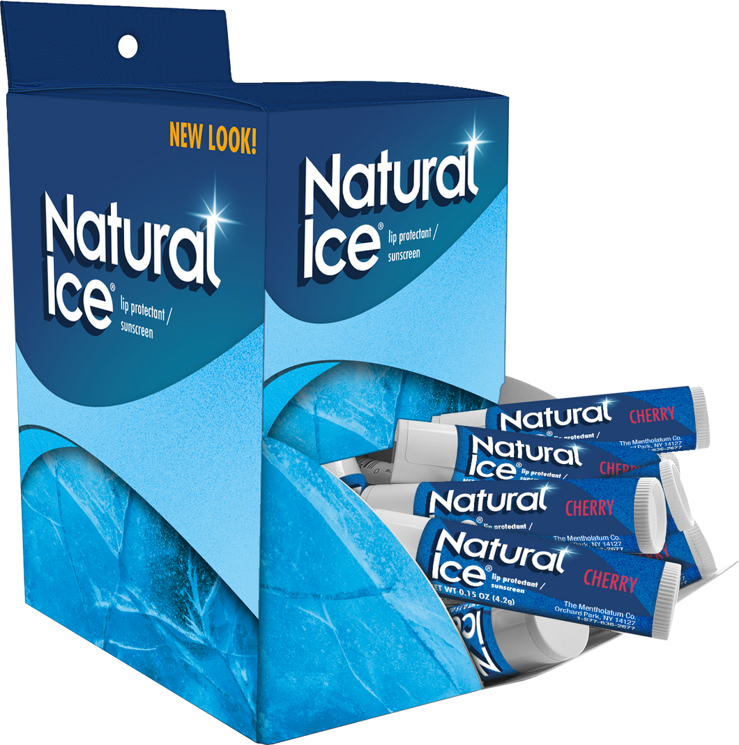 Mentholatum Natural Ice SPF15 Cherry 48 Count
