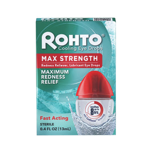 Rohto® Max Strength fast acting lubricant eye drops