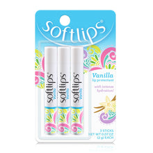 Load image into Gallery viewer, Classic Slim Trio - Vanilla Lip Balms
