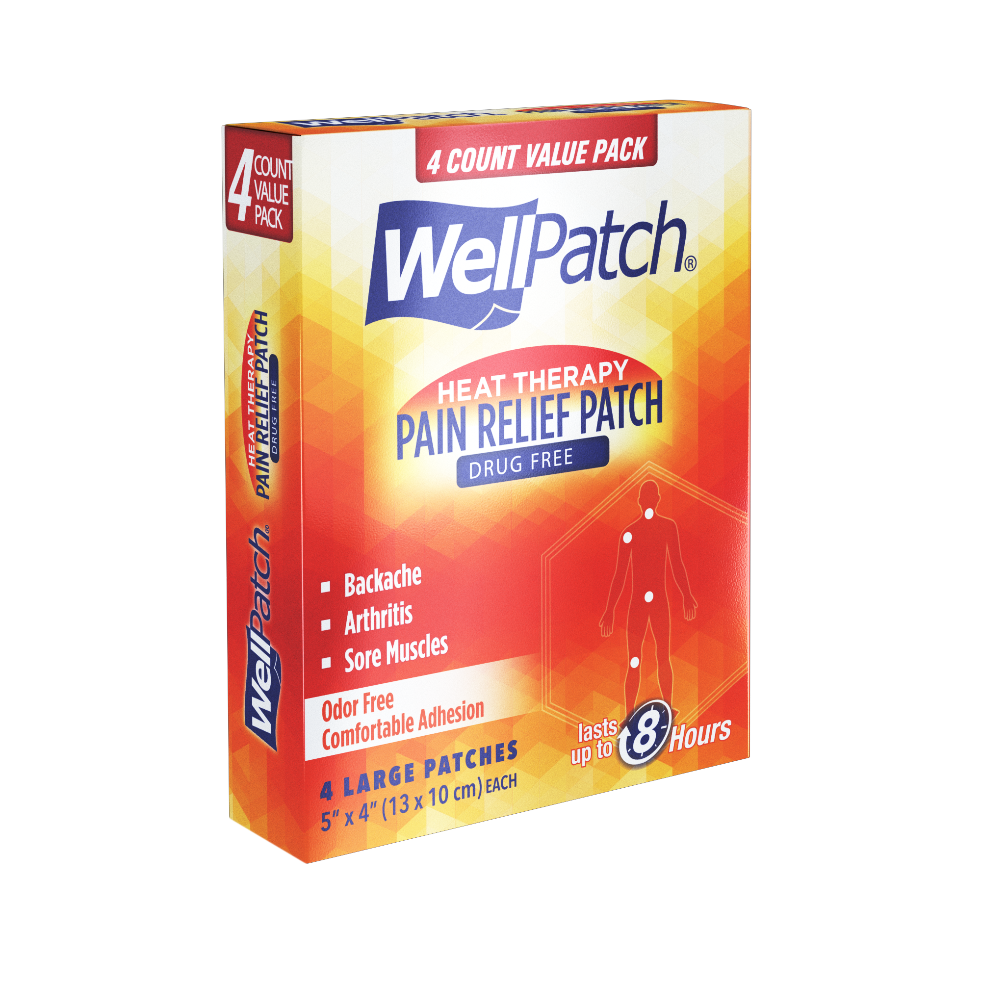 Mentholatum WellPatch Capsaicin Pain Relief Patch Deep Relief